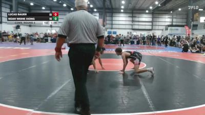 138 lbs Cons. Round 4 - Noah Weihe Xiong, Virginia Beach vs Lucas Bauer, 84 Athletes