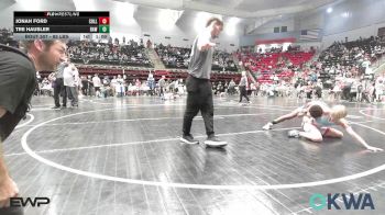 85 lbs Round Of 16 - Jonah Ford, Collinsville Cardinal Youth Wrestling vs Tre Hausler, Raw Wrestling Club