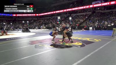 126 lbs Round Of 64 - Micah Wegman, Calabasas (SS) vs Isaiah Cortez, Gilroy (CC)