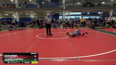 84 lbs Round 2 (16 Team) - Cameron Schofield, Indiana Outlaws vs Lucas Roedel, Spatola Wrestling