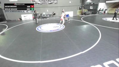 Champ. Round 2 - Jacob Brooke, Chico High School Wrestling vs Devlin Weaver, Oso Way Wrestling Club