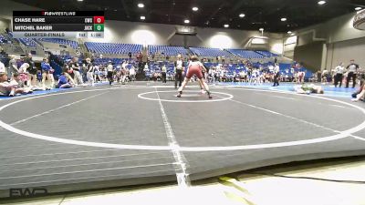132 lbs Quarterfinal - Chase Hare, CWC-collinsville vs Mitchel Baker, Jackson