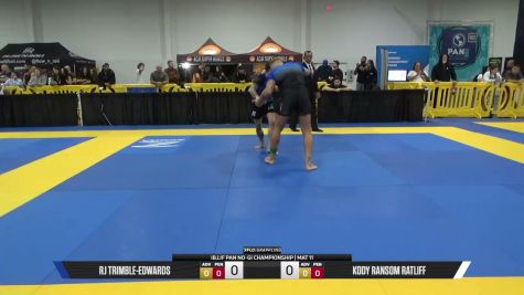 Kody Ransom Ratliff vs Rj Trimble-Edwards 2026 Pan IBJJF Jiu-Jitsu No-Gi Championship