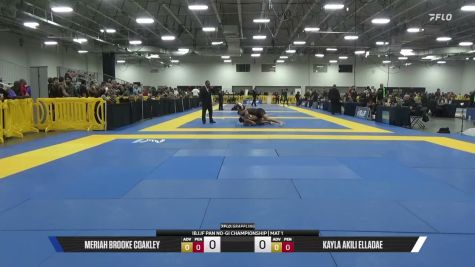 Kayla Akili Elladae vs Meriah Brooke Coakley 2026 Pan IBJJF Jiu-Jitsu No-Gi Championship