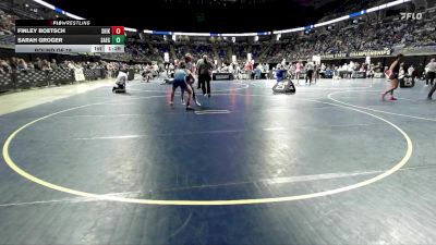 150 lbs Round Of 16 - Finley Boetsch, Shikellamy vs Sarah Groger, Saegertown