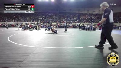 B3A-120 lbs Cons. Round 1 - Konrad Kosanke, Crossings Christian vs Cooper Ortega, Marlow