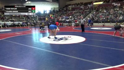 6A 190 lbs Quarterfinal - Kodi Taylor, Springdale vs Claire Green, Bryant High School