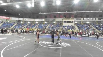106 lbs Consi Of 8 #1 - Derek Wade, Mustangs WC vs Eloy Martinez, La Gente WC
