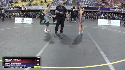 180 lbs Semis (4 Team) - Anessa Morgan, Lourdes vs Emma Schreiber, Missouri Baptist University