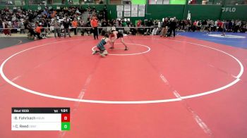 132 lbs Quarterfinal - Brayden Fahrbach, Mount Sinai vs Cooper Reed, Central Valley Academy