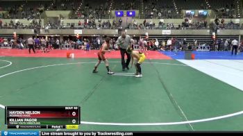 115 lbs Round 2 - Killian Pagor, Tomah Youth Wrestling vs Hayden Nelson, Moorhead Magic