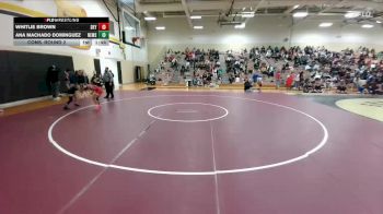 110 lbs Cons. Round 2 - Ana Machado Dominguez, Carrollton Newman Smith vs Whitlie Brown, Dallas Skyline