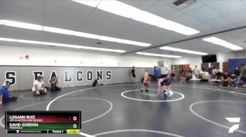 113 lbs Cons. Round 1 - Logann Ruiz, Los Alamitos High School vs David Gordon, Peninsula