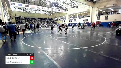 172 lbs Consi Of 16 #2 - Emilio Diaz-Conty Fonseca, St. Joe's Prep vs Jaden Simpson, Camden Catholic