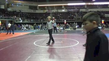 46 lbs Semifinal - Mason Huitt, Purebred Elite vs Dallin Hare, Stout