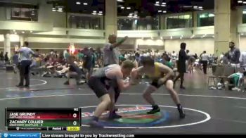 182 lbs Round 7 (8 Team) - Jase Grundy, Hartland Pressure vs Zachary Collier, Greenwave Grapplers