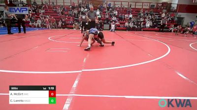 98 lbs Rr Rnd 4 - Abigail McGirt, Salina Wrestling Club vs Chevy LamHo, Wagoner Takedown Club