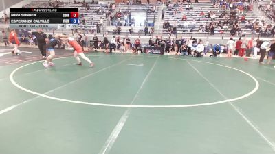 72 kg Champ. Rd Of 64 - Mira Sonnen, Columbia University vs Esperanza Calvillo, Victory School Of Wrestling