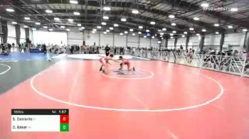 160 lbs Quarterfinal - Sergio Desiante, FL vs Domonic Baker, VA