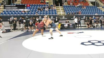 215 lbs Cons. Sub-quarters - Ceasar Salas, Indiana vs Xander Dossett, Georgia