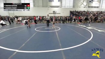 66 lbs Cons. Semi - Xander Zybert, Gowanda Wrestling Club vs Tristan Batohie, Club Not Listed