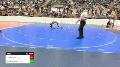 69 lbs Consi Of 8 #2 - Jacob Metzger, Georgia vs Madelyn Rodriguez, Level Up Wrestling Center