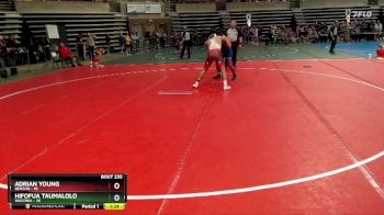 235 lbs Quarterfinal - Adrian Young, Benson vs Hifofua Taumalolo, Waconia