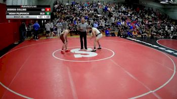 160 lbs Champ. Round 1 - Noah Filipovich, Marion Center Area Hs vs Joshua Collins, Greensburg Salem Hs