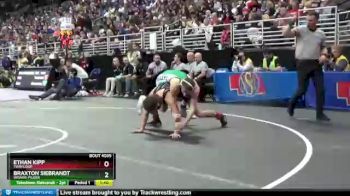 Quarterfinal - Braxton Siebrandt, Wisner-Pilger vs Ethan Kipp, Twin Loup