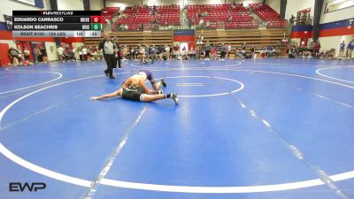 126 lbs 3rd Place - Eduardo Carrasco, Muskogee vs Kolson Seachris, Bristow