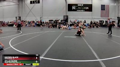 106 lbs Round 4 (8 Team) - Dylan Blenk, Prime Wrestling Gold vs Hayden Black, Scanlan WA