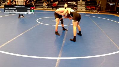 157 lbs Quarterfinal - Treyson Hunt, Western Wyoming College vs Ethan Sinclair, Northeastern Junior College