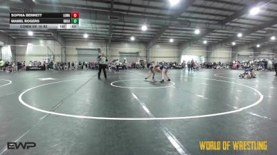 112 lbs Consi Of 16 #2 - Sophia Bennett, Lady Outlaw Wrestling Academy vs Mabel Rogers, Rogue Warrior Wrestling