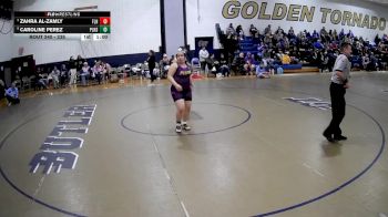 235 lbs Cons. Semi - Caroline Perez, Plum Hs vs Zahra Al-zamly, Fort Leboeuf Hs
