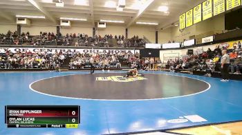 133 lbs Semifinal - Ryan Ripplinger, McKendree vs Dylan Lucas, Central Oklahoma