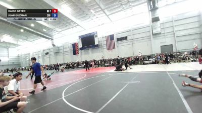 126 kg Quarterfinal - Kaige Geyer, No Team vs Juan Guzman, 208 Spartans