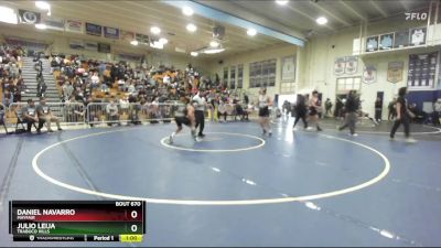 175 lbs Cons. Round 4 - Julio Leija, Trabuco Hills vs Daniel Navarro, Mayfair