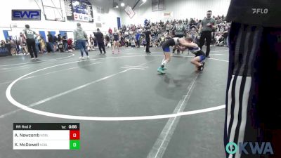 58 lbs Rr Rnd 2 - Adelaide Newcomb, Noble Takedown Club vs Kadee McDowell, Noble Takedown Club