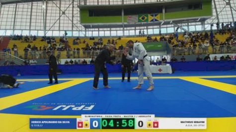 MATHEUS SERAFIM vs HERICH APOLINARIO DA SILVA 2026 FPJJ Circuito Paulista GI Etapa 3