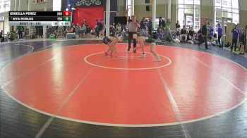 105 lbs Champ. Round 1 - Izabella Perez, Union vs Mya Robles, Peninsula