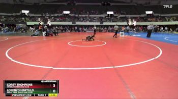 National 3-5 80 Quarterfinal - Lorenzo Martillo, Great Neck Wrestling Club vs Corey Thompkins, Grizzly Wrestling Club