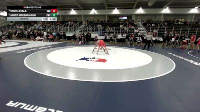 106 lbs Semis - Knox Ayala, Sebolt Wrestling Academy vs Jantz Greenhalgh, Carbon Wrestling Club
