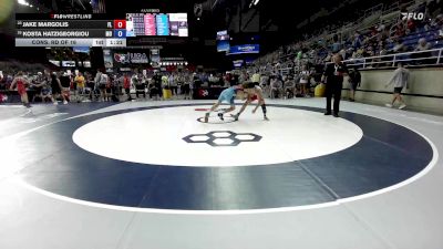 106 lbs Cons. Rd Of 16 - Jake Margolis, FL vs Kosta Hatzigeorgiou, MO