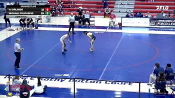 133 lbs Semifinal - Michael Policarpio, Roanoke College vs AJ Orlando, Averett