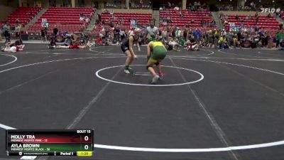 135 lbs Round 5 (6 Team) - Molly Tra, Midwest Misfitz Pink vs Ayla Brown, Midwest Misfitz Black