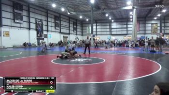 125 lbs Semifinal - Kaleb Kumm, Heavy Hitting Hammers vs Jacob De La Torre, North Carolina Wrestling Factory