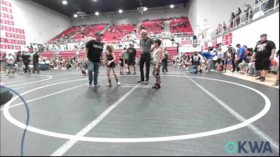67 lbs Rr Rnd 2 - Paxton Blood, Watonga Youth Wrestling vs Jayce Clark, Team Nomad