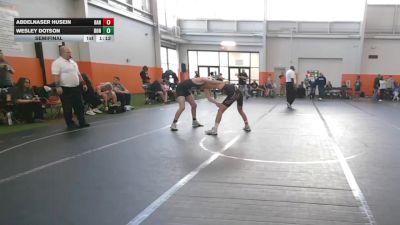 130 lbs Semifinal - Wesley Dotson, Donahue vs Abdelnaser Husein, Bandits