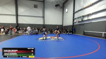 130 lbs Round 5 - Kailynn Brown, Elma Wrestling Club vs Ashlei Borden, Shelton Wrestling Club