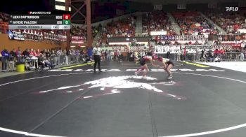 110 lbs Cons. Round 2 - Jaycie Falcon, Lindsborg-Smoky Valley HS vs Lexi Patterson, McPherson HS
